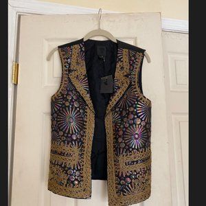 Anna Sui Embroidered Vest